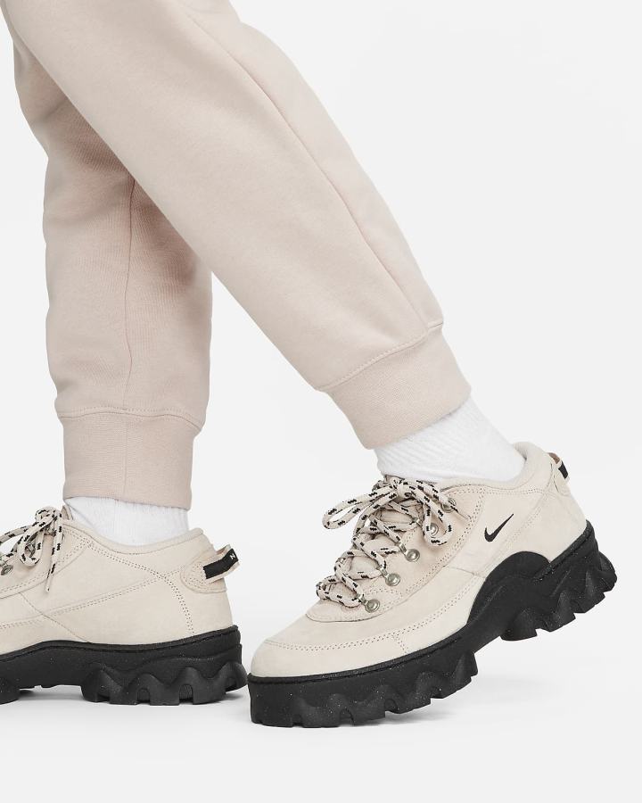 Pantalones Jogger Nike Sportswear Club Fleece Mid-Rise Mujer Rosas Blancas | BJDPN-2971