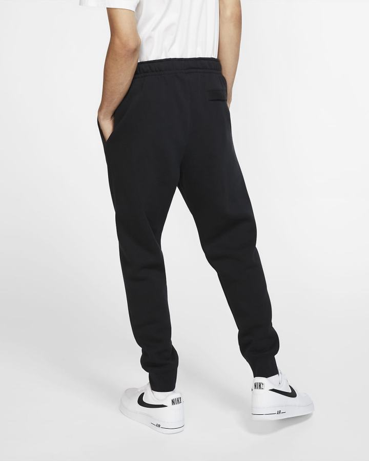 Pantalones Jogger Nike Sportswear Club Fleece Hombre Negras Blancas | CBGHV-2519