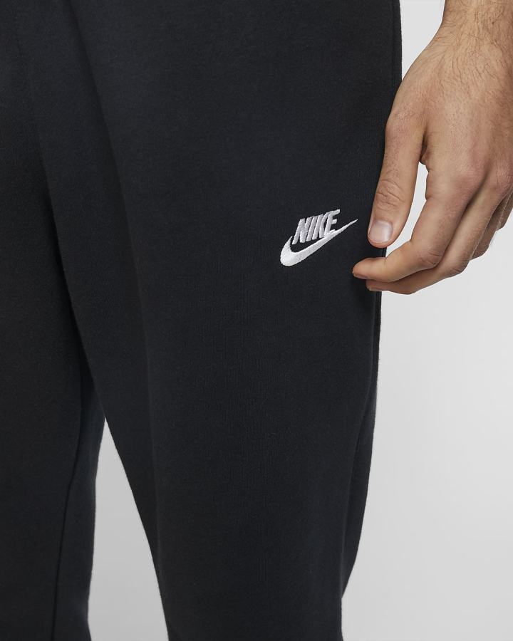 Pantalones Jogger Nike Sportswear Club Fleece Hombre Negras Blancas | CBGHV-2519