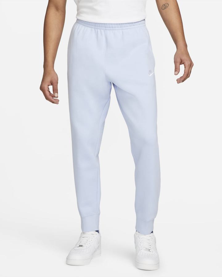 Pantalones Jogger Nike Sportswear Club Fleece Hombre Azules Claro Blancas | ECYIM-0834