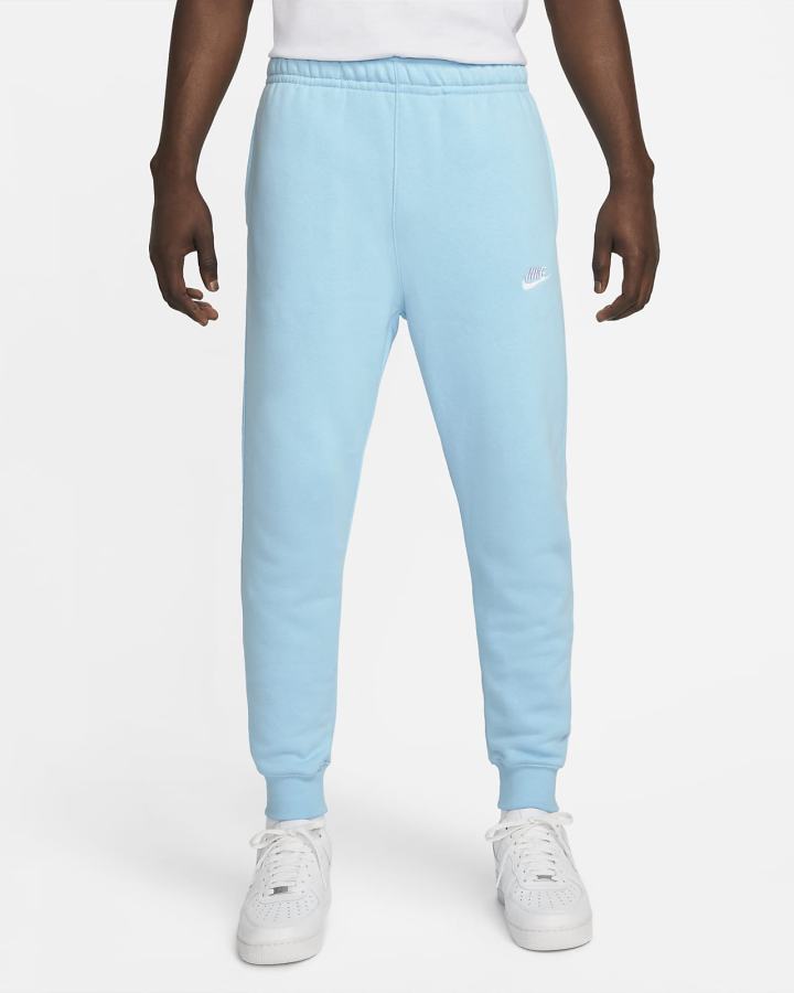 Pantalones Jogger Nike Sportswear Club Fleece Hombre Azules Blancas | EVXIC-7214