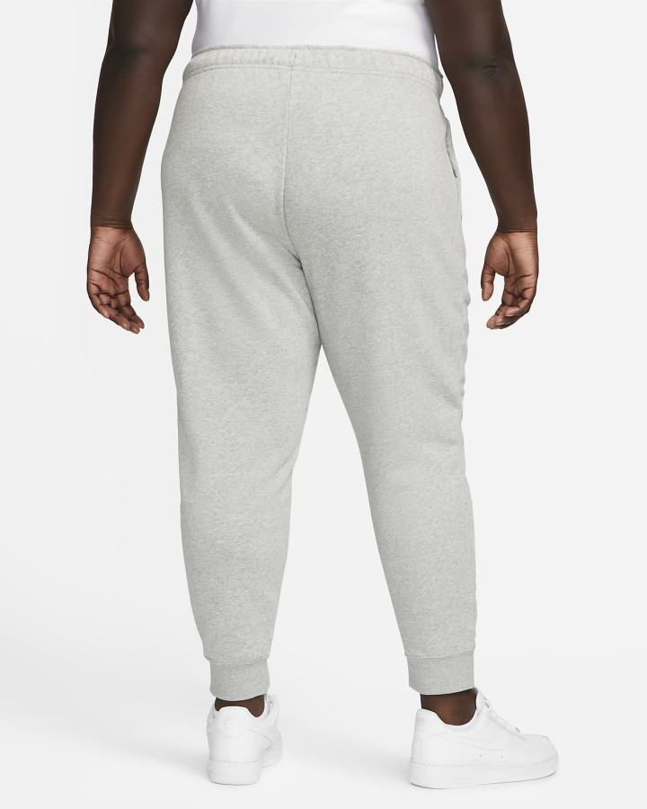 Pantalones Jogger Nike Sportswear Club Fleece Mid-Rise Mujer Gris Oscuro Blancas | FCZAU-7504