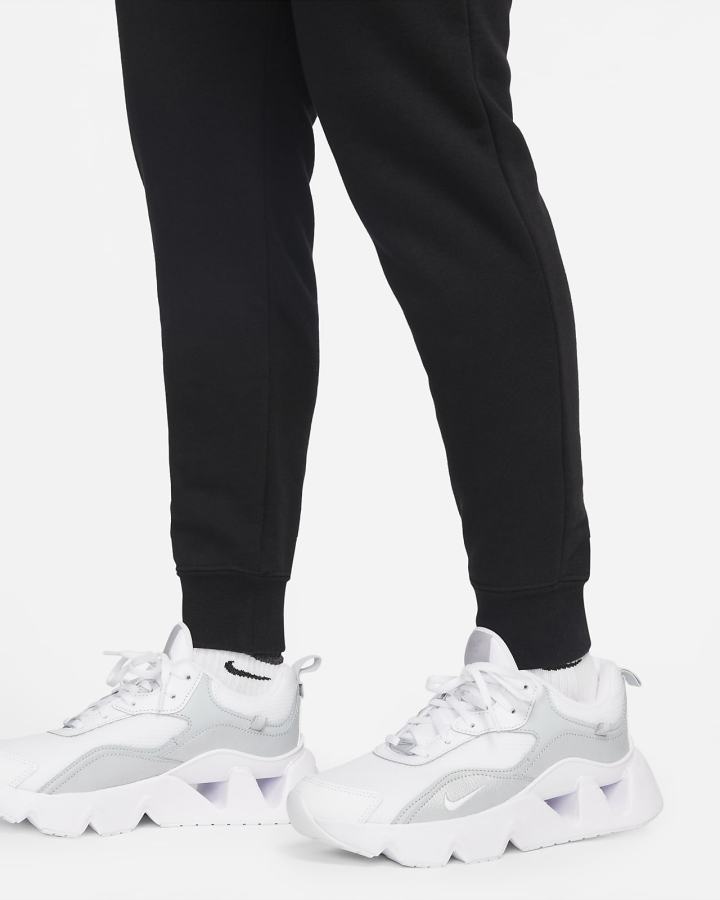 Pantalones Jogger Nike Sportswear Club Fleece Mid-Rise Mujer Negras Blancas | GUZYX-5497