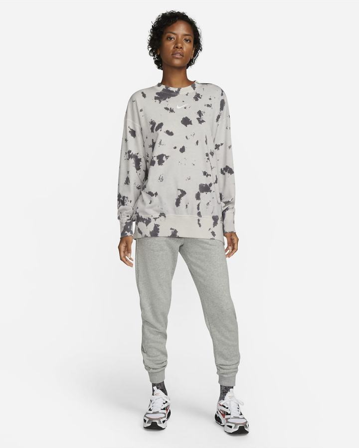 Pantalones Jogger Nike Sportswear Club Fleece Mid-Rise Mujer Negras Blancas | GUZYX-5497