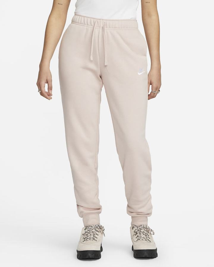 Pantalones Jogger Nike Sportswear Club Fleece Mid-Rise Mujer Blancas | GVODK-7439