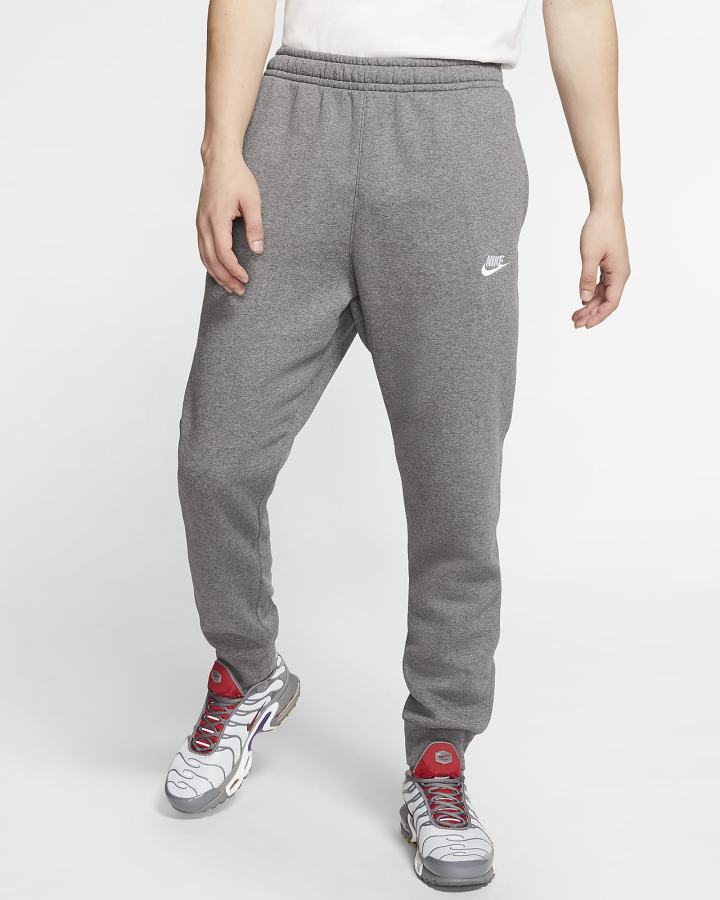 Pantalones Jogger Nike Sportswear Club Fleece Mujer Gris Gris Oscuro Blancas | IZMBF-7218
