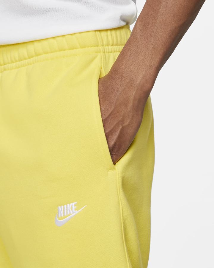 Pantalones Jogger Nike Sportswear Club Fleece Hombre Amarillo Blancas | JEKNT-0327
