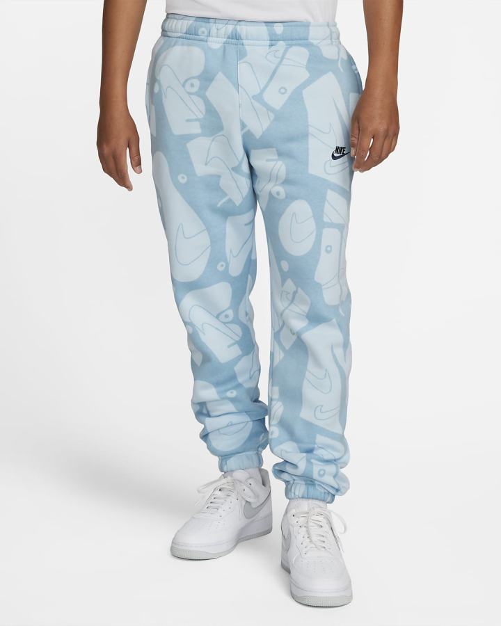Pantalones Jogger Nike Sportswear Club Fleece+ Print Hombre Azules Azul Marino | KUABW-6213
