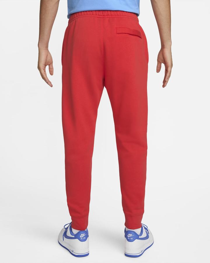 Pantalones Jogger Nike Sportswear Club Fleece Mujer Rojas Claro Blancas | LPXQA-2465