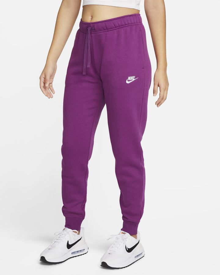 Pantalones Jogger Nike Sportswear Club Fleece Mid-Rise Mujer Blancas | MCKWZ-4930