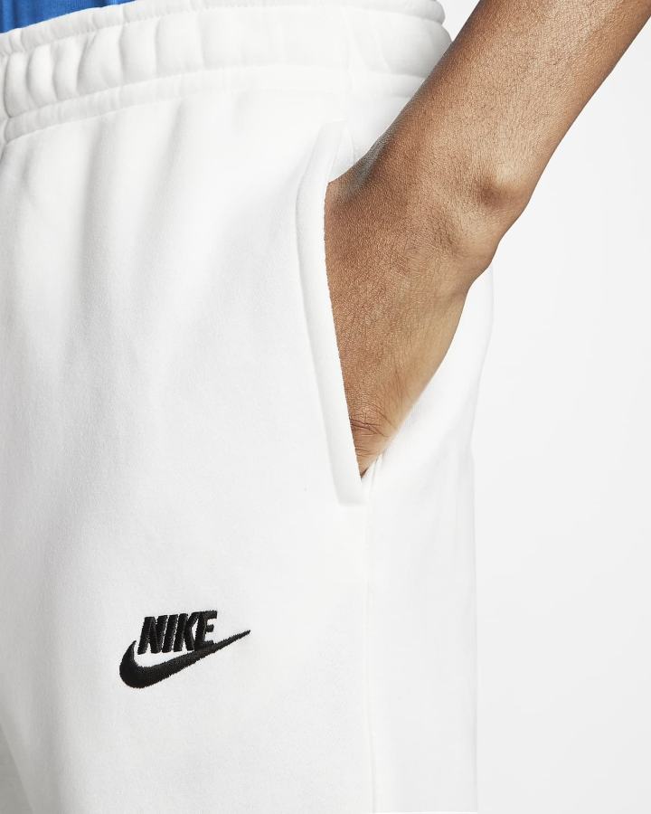 Pantalones Jogger Nike Sportswear Club Fleece Mujer Blancas Negras | MLVEI-1793