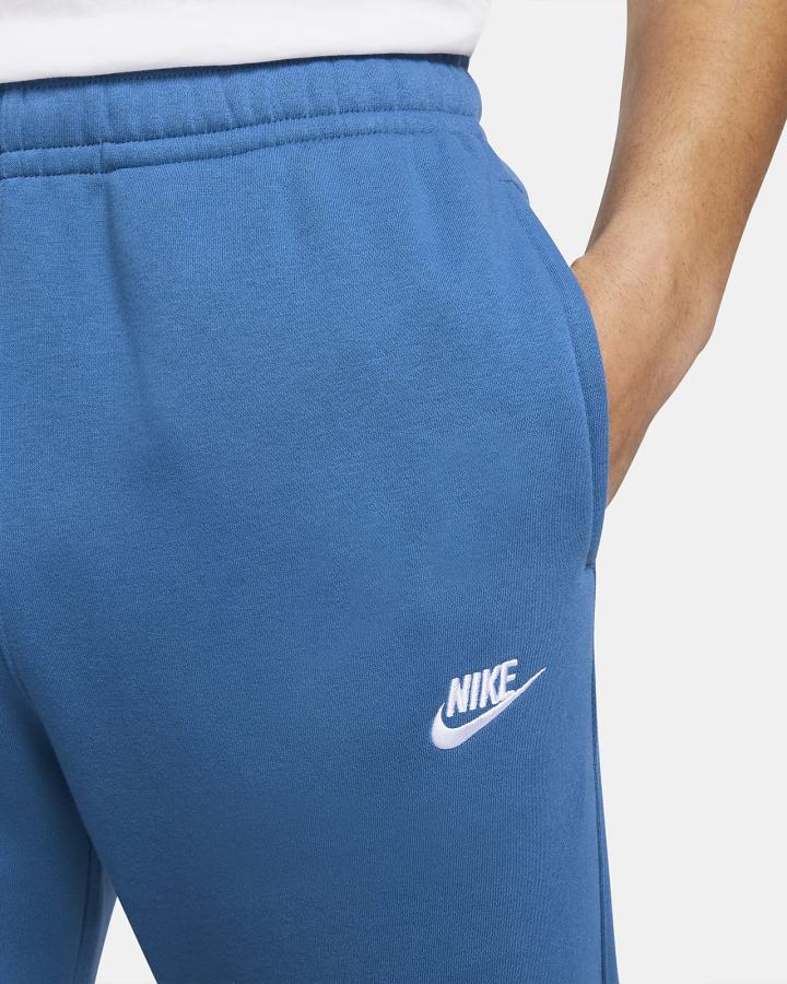 Pantalones Jogger Nike Sportswear Club Fleece Hombre Azules Oscuro Blancas | NSJRU-7264