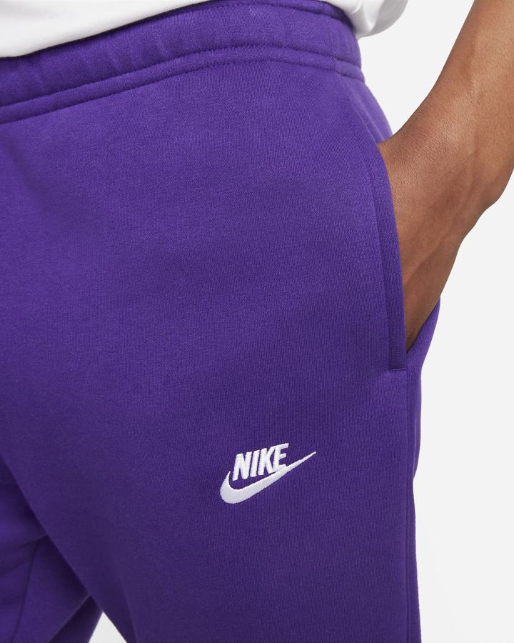 Pantalones Jogger Nike Sportswear Club Fleece Mujer Moradas Blancas | OTXDI-0598