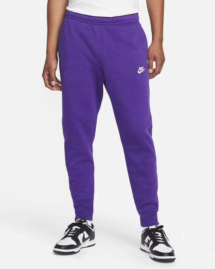 Pantalones Jogger Nike Sportswear Club Fleece Mujer Moradas Blancas | OTXDI-0598