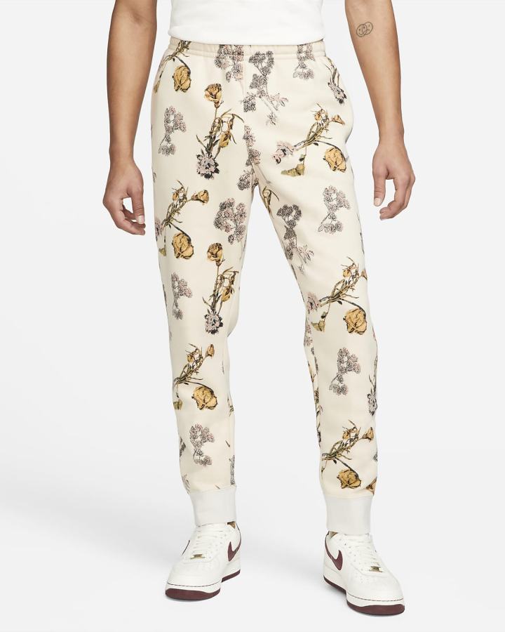 Pantalones Jogger Nike Sportswear Club Fleece Hombre Beige Claro Moradas | OYZSL-3685