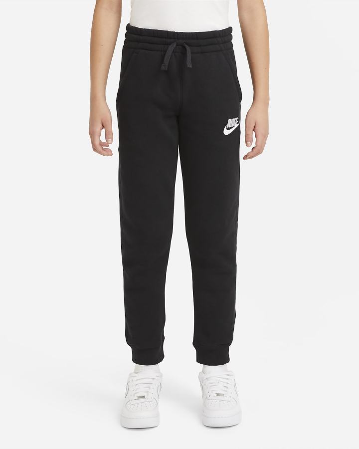 Pantalones Jogger Nike Sportswear Club Fleece Kids Niño Negras Blancas | PINKY-8257