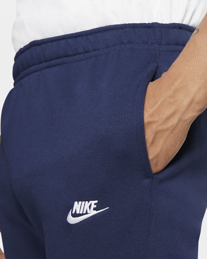 Pantalones Jogger Nike Sportswear Club Fleece Mujer Azul Marino Blancas | QPLRT-0451