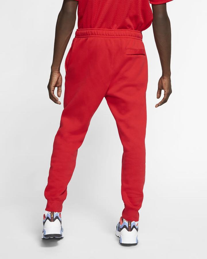 Pantalones Jogger Nike Sportswear Club Fleece Mujer Rojas Blancas | SKARD-8679