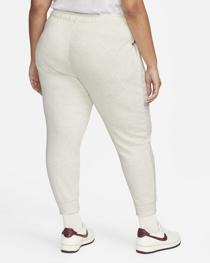 Pantalones Jogger Nike Sportswear Club Fleece Mid-Rise Mujer Beige Blancas | UFCYS-5130