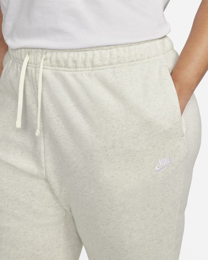 Pantalones Jogger Nike Sportswear Club Fleece Mid-Rise Mujer Beige Blancas | UFCYS-5130