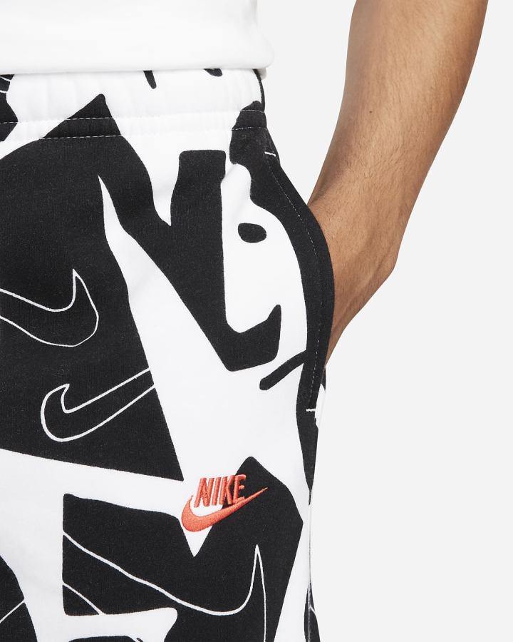 Pantalones Jogger Nike Sportswear Club Fleece+ Print Hombre Negras Rojas Claro | WCXRA-5829