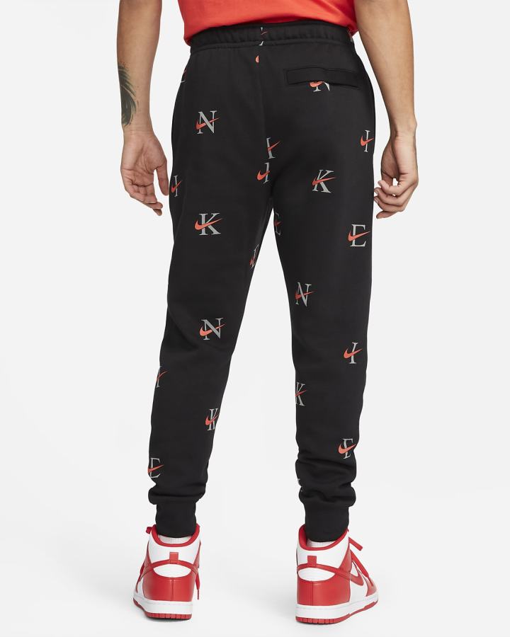 Pantalones Jogger Nike Sportswear Club Hombre Negras Naranjas | LAZNY-2986