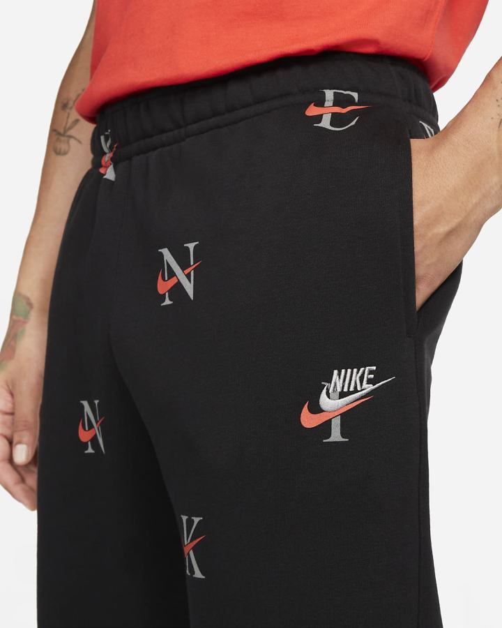 Pantalones Jogger Nike Sportswear Club Hombre Negras Naranjas | LAZNY-2986