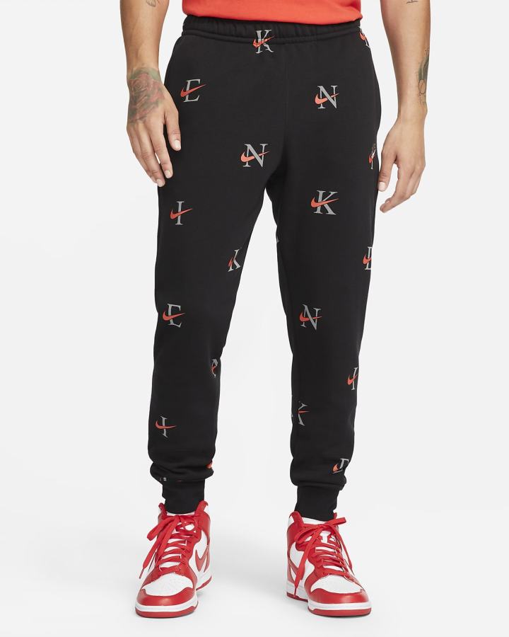 Pantalones Jogger Nike Sportswear Club Hombre Negras Naranjas | LAZNY-2986