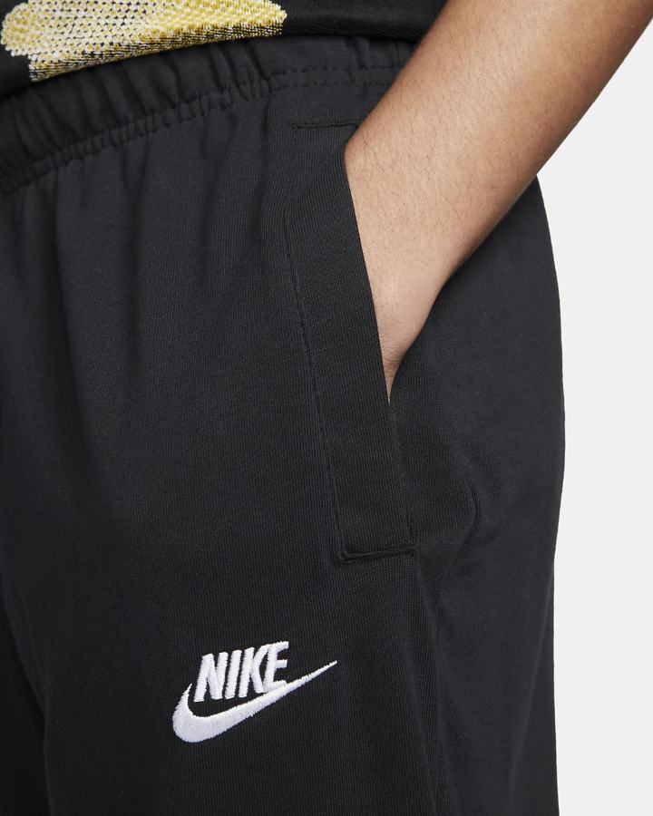 Pantalones Jogger Nike Sportswear Club Hombre Negras Blancas | QMFZT-6501