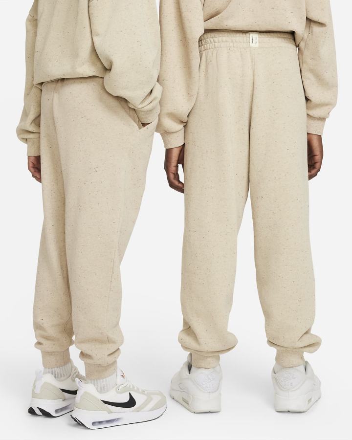 Pantalones Jogger Nike Sportswear Icon Fleece Kids Niña Beige | KFEDS-2487