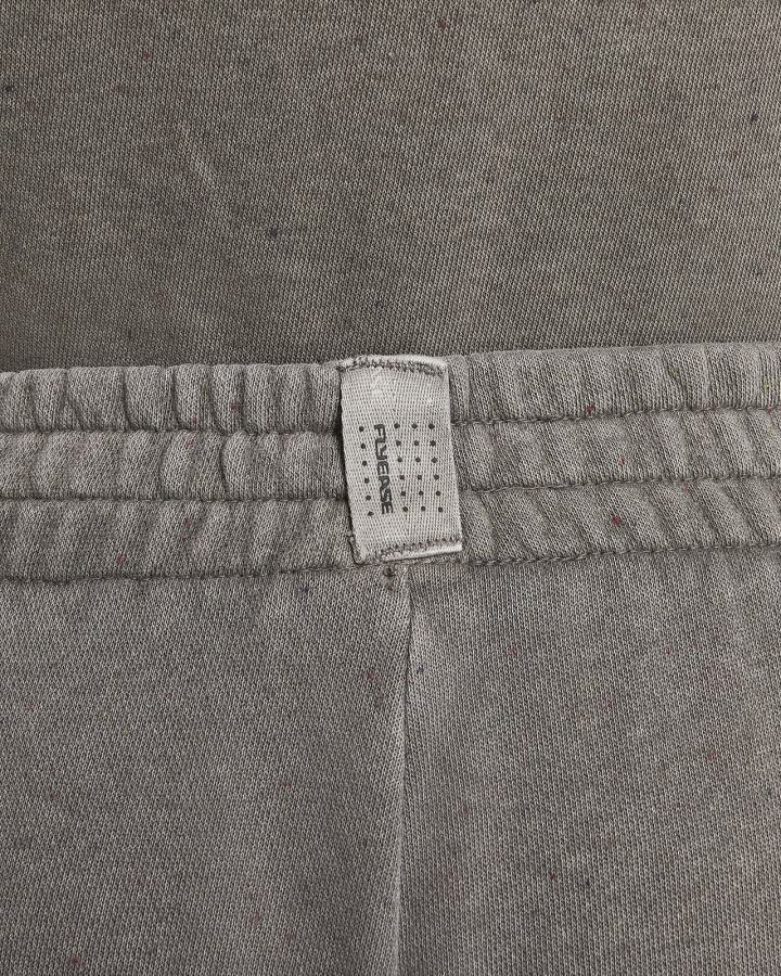Pantalones Jogger Nike Sportswear Icon Fleece Kids Niño Gris | XAUMC-7845
