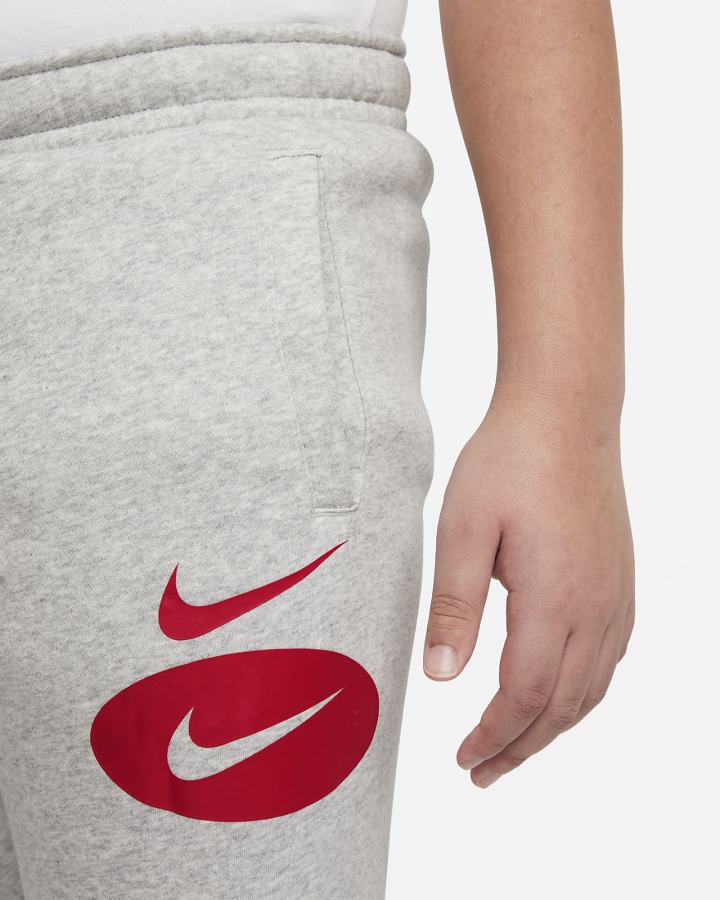 Pantalones Jogger Nike Sportswear Kids (Extended Size) Niño Gris Rojas | BZPAD-0849