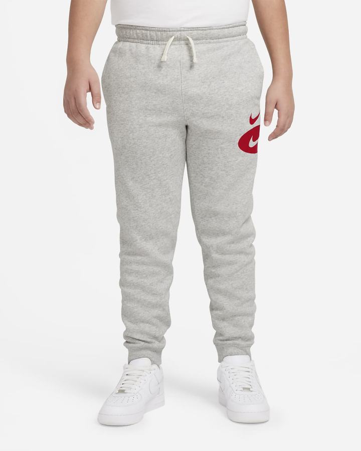 Pantalones Jogger Nike Sportswear Kids (Extended Size) Niño Gris Rojas | BZPAD-0849