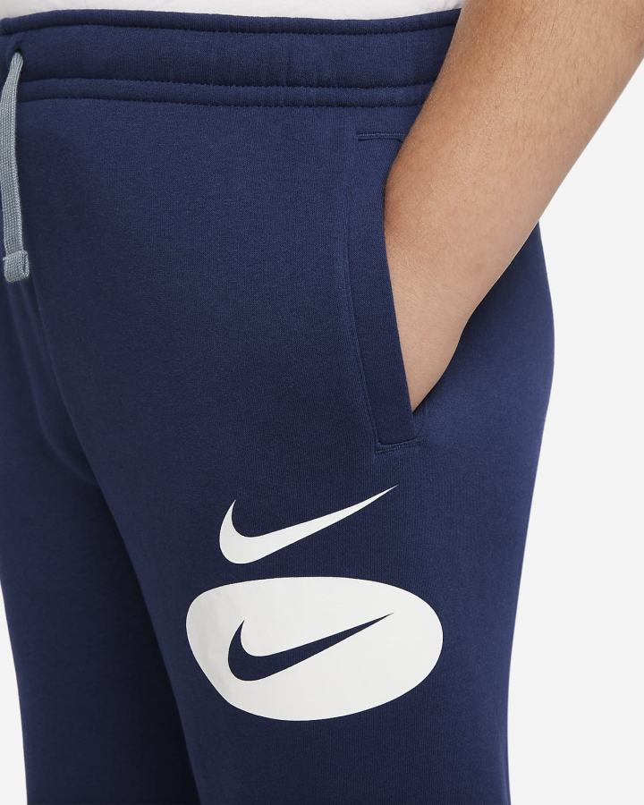 Pantalones Jogger Nike Sportswear Kids (Extended Size) Niño Azul Marino Gris | HKFBE-6731