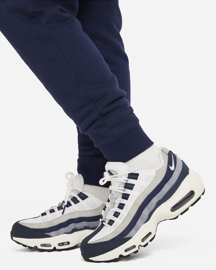 Pantalones Jogger Nike Sportswear Kids (Extended Size) Niño Azul Marino Blancas | NDMOZ-4780