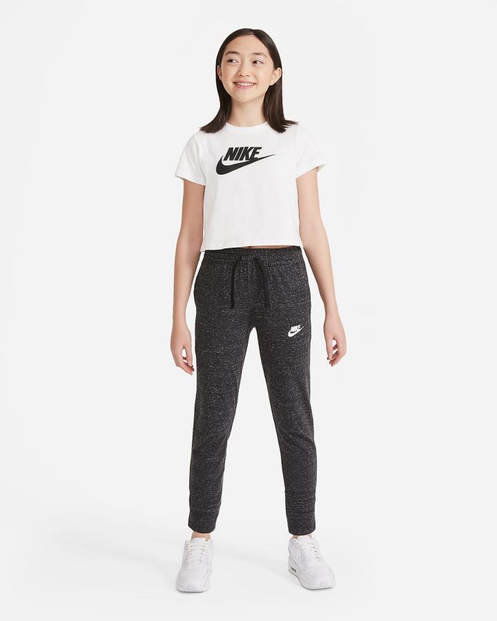 Pantalones Jogger Nike Sportswear Kids 7/8 Niña Negras Blancas | OZQKC-8372