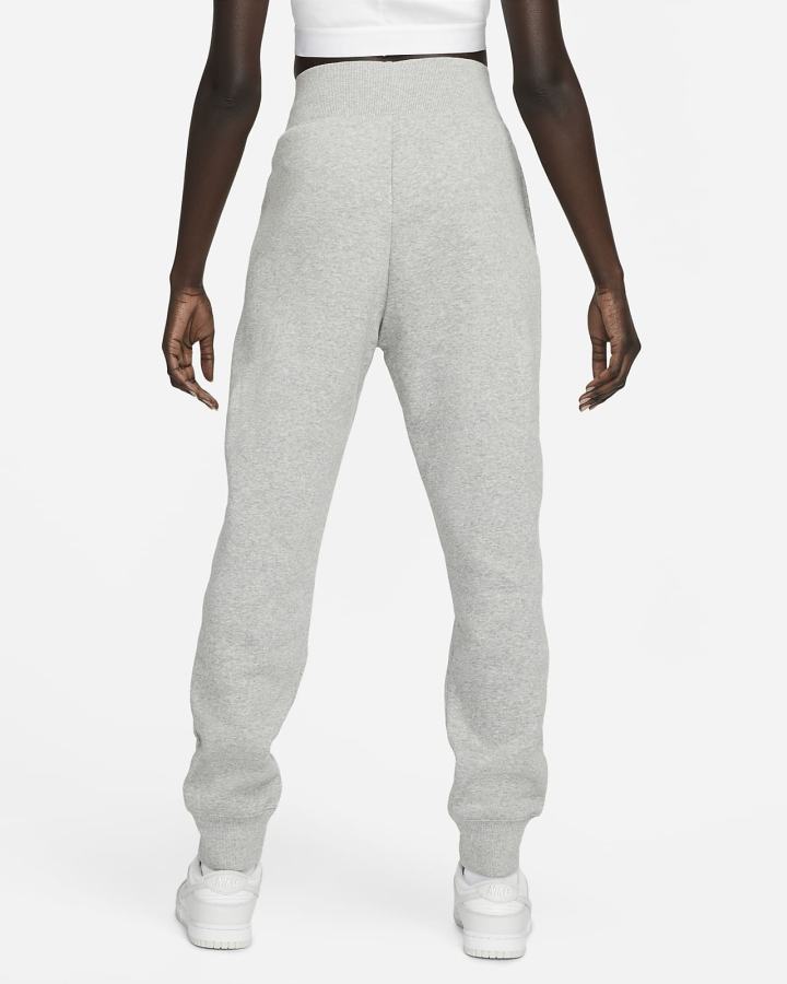 Pantalones Jogger Nike Sportswear Phoenix Fleece High-Waisted Mujer Gris Oscuro | ADKOI-6834