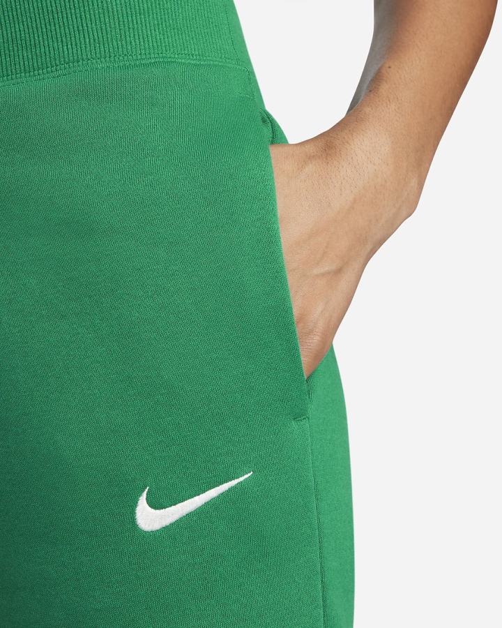 Pantalones Jogger Nike Sportswear Phoenix Fleece High-Waisted Mujer Verde | DJWBL-7524
