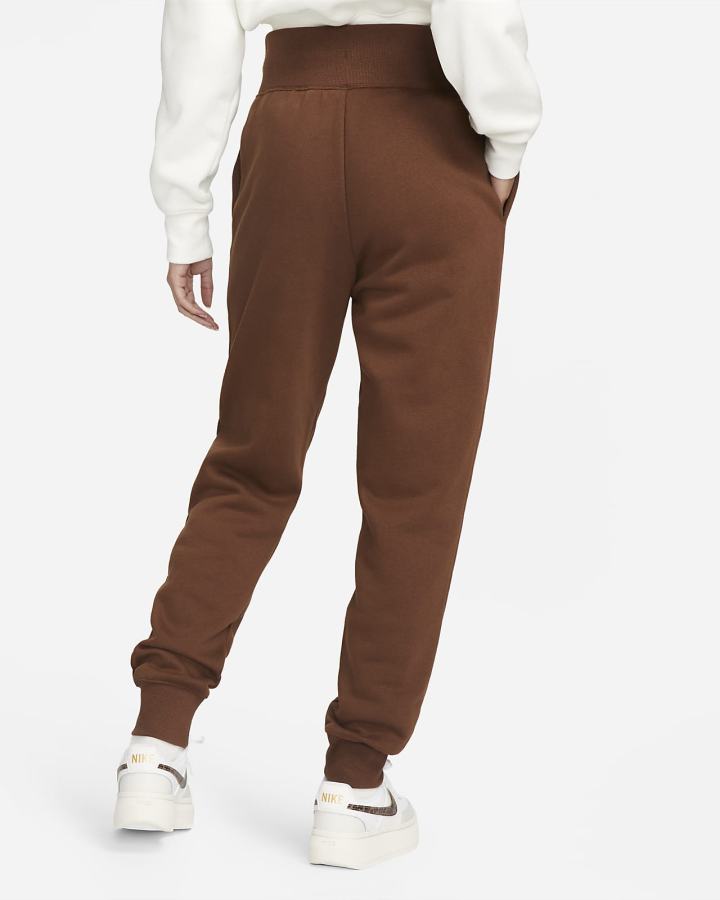 Pantalones Jogger Nike Sportswear Phoenix Fleece High-Waisted Mujer Negras | DXNUK-4729