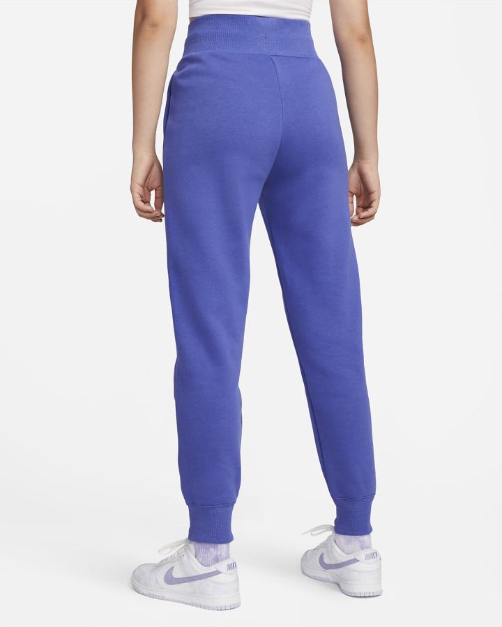 Pantalones Jogger Nike Sportswear Phoenix Fleece High-Waisted Mujer Azules | ELKCH-1359
