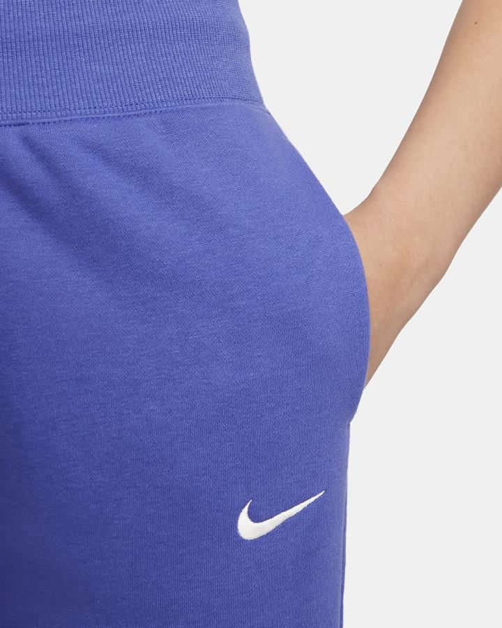 Pantalones Jogger Nike Sportswear Phoenix Fleece High-Waisted Mujer Azules | ELKCH-1359