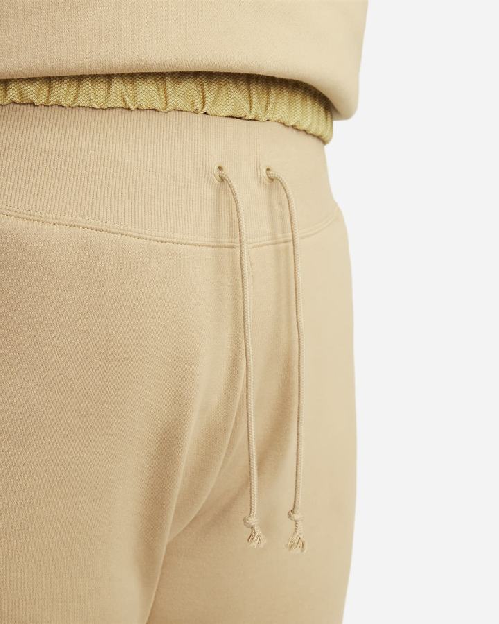 Pantalones Jogger Nike Sportswear Phoenix Fleece High-Waisted Mujer Beige | EONLP-2480