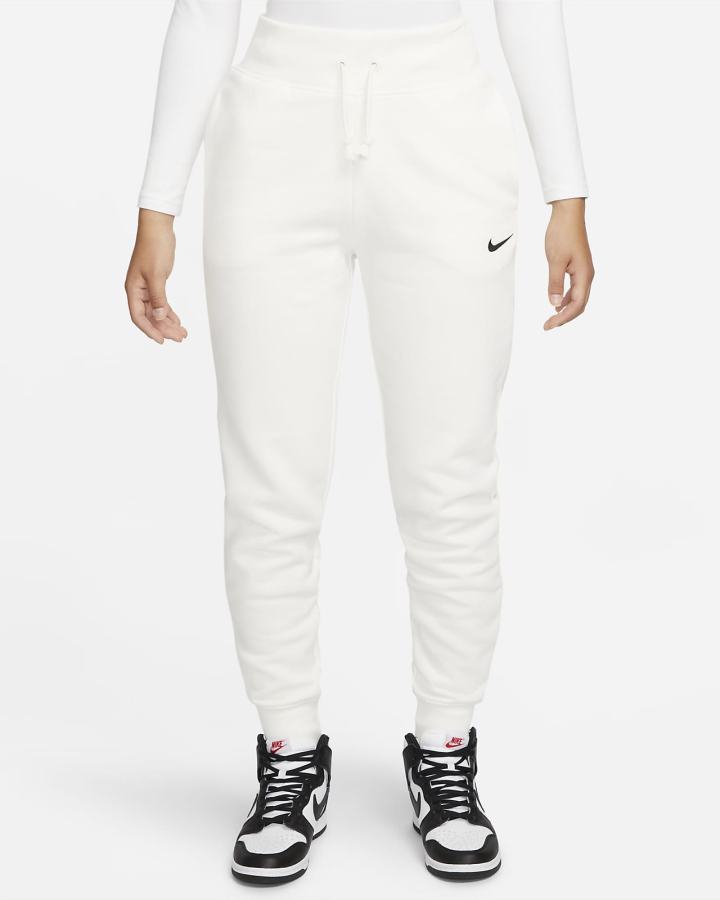 Pantalones Jogger Nike Sportswear Phoenix Fleece High-Waisted Mujer Negras | EXPDF-7921