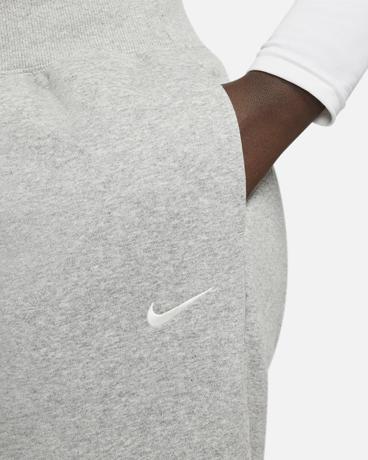 Pantalones Jogger Nike Sportswear Phoenix Fleece High-Waisted Mujer Gris Oscuro | GHZIV-2738