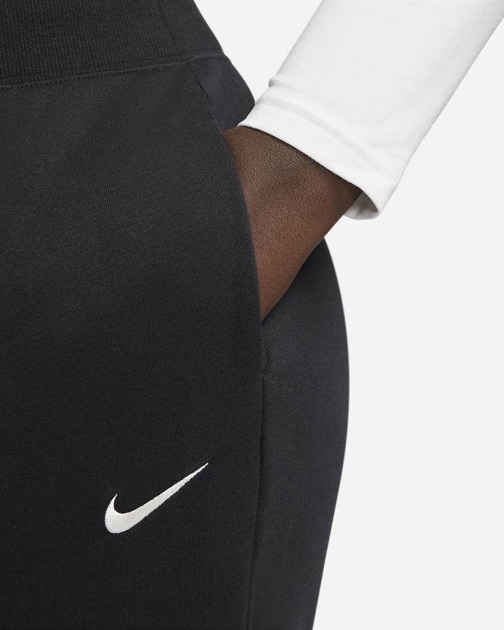 Pantalones Jogger Nike Sportswear Phoenix Fleece High-Waisted Mujer Negras | JITPS-4263