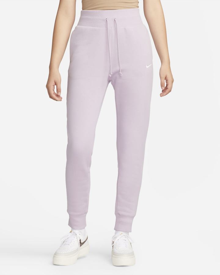 Pantalones Jogger Nike Sportswear Phoenix Fleece High-Waisted Mujer Moradas | VWCTG-2917