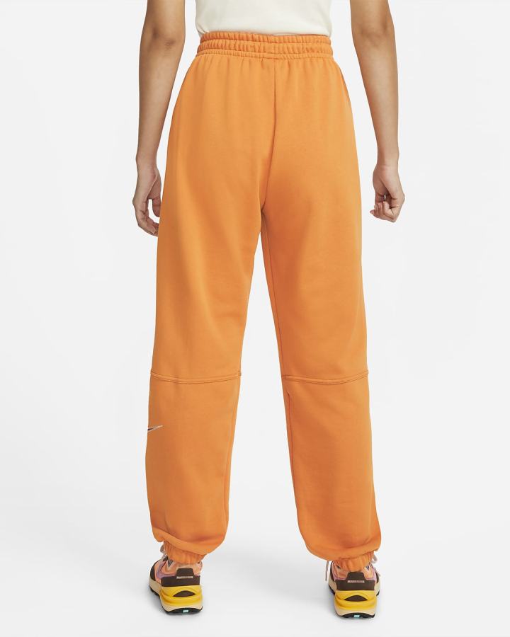 Pantalones Jogger Nike Sportswear Swoosh High-Rise Mujer Amarillo Oscuro Blancas | KJOEM-9523
