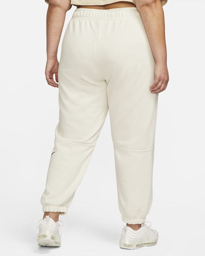 Pantalones Jogger Nike Sportswear Swoosh High-Rise Mujer Negras | SFMZG-9185