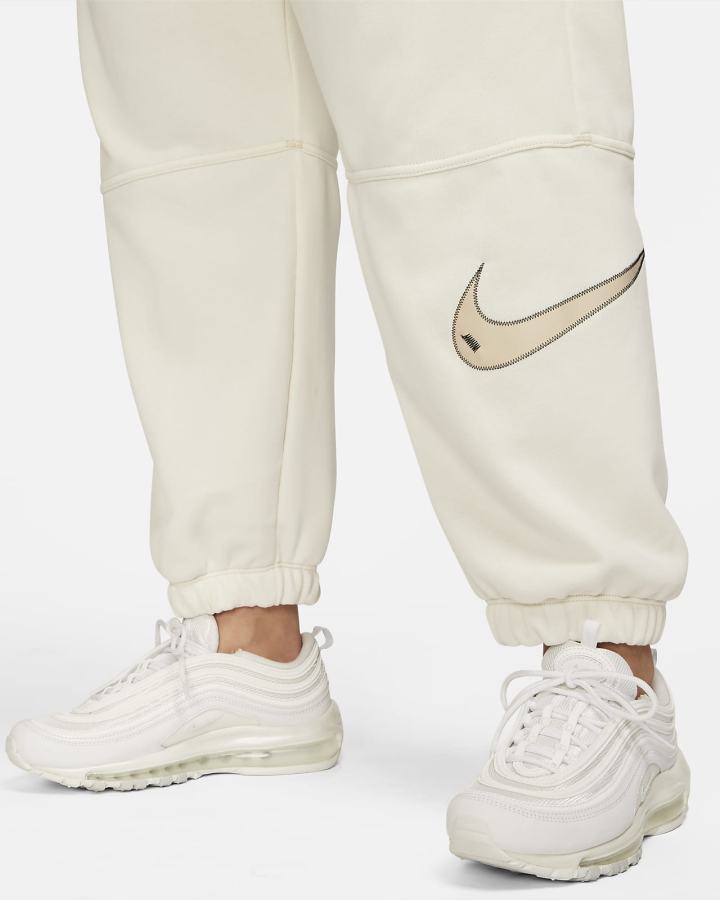 Pantalones Jogger Nike Sportswear Swoosh High-Rise Mujer Negras | SFMZG-9185