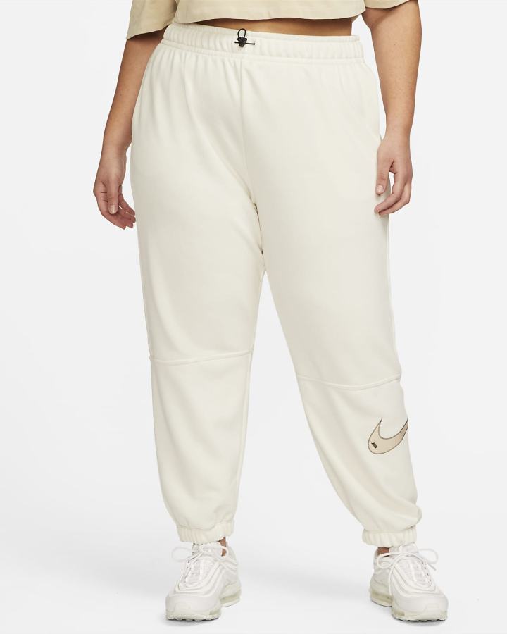 Pantalones Jogger Nike Sportswear Swoosh High-Rise Mujer Negras | SFMZG-9185